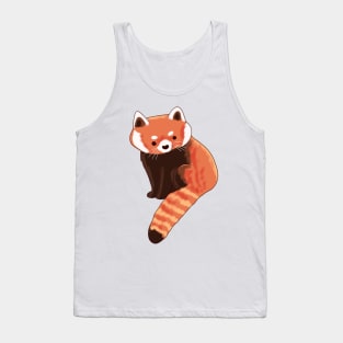 Red panda illustration Tank Top